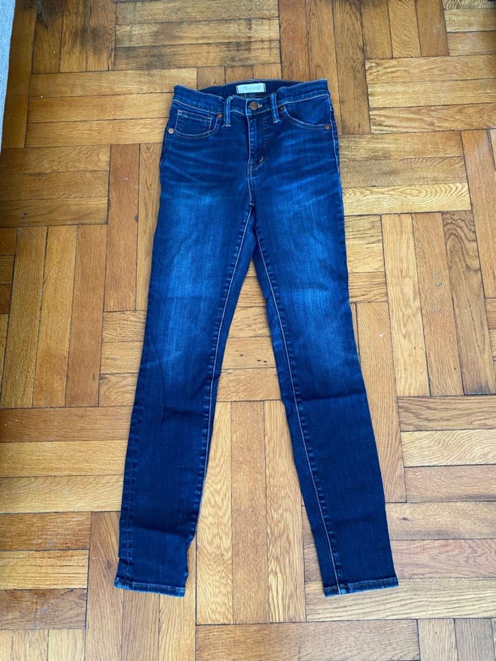 Madewell High Rise Skinny Jeans Size 25 Dark Wash